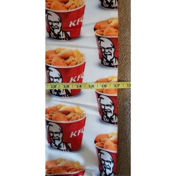 KFC Pillowcase Throw Pillow Cover Sham Square 17" x 16.5" with Zipper - Picture 3 of 4